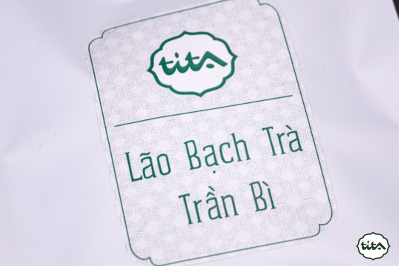 bao bì sang trọng của lão bạch trà trần bì