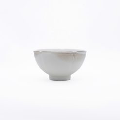 Chén nung củi men tro miệng hoa