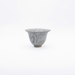 Chén nung củi men tro miệng loe