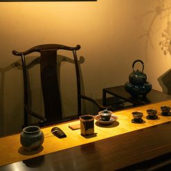 Bộ chén khải Kiến diêu nung củi